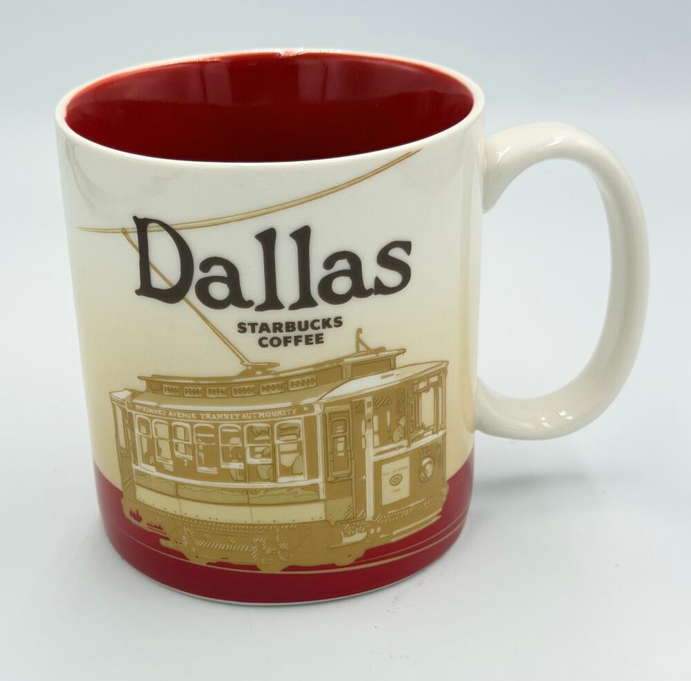 Starbucks DALLAS Texas TX Global Icon Collector Series Mug Cup 16oz 2011 NWT
